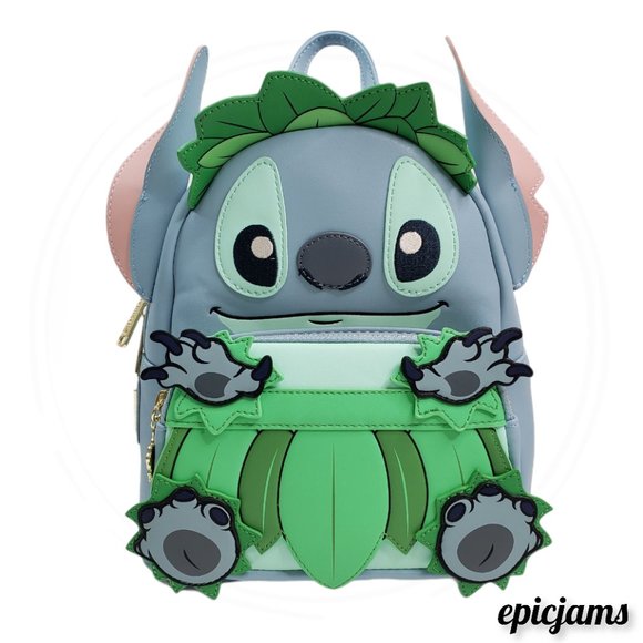 Loungefly Handbags - Loungefly Disney Lilo & Stitch Luau Stitch Mini Backpack - Exclusive New